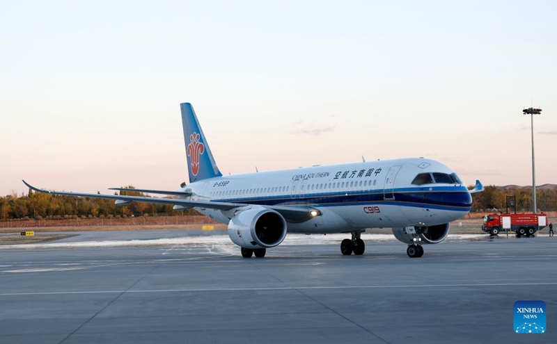 Ndege ya C919 iliyosanifiwa na China yenyewe yafanya usafiri wake wa kwanza wa kwenda Yinchuan
