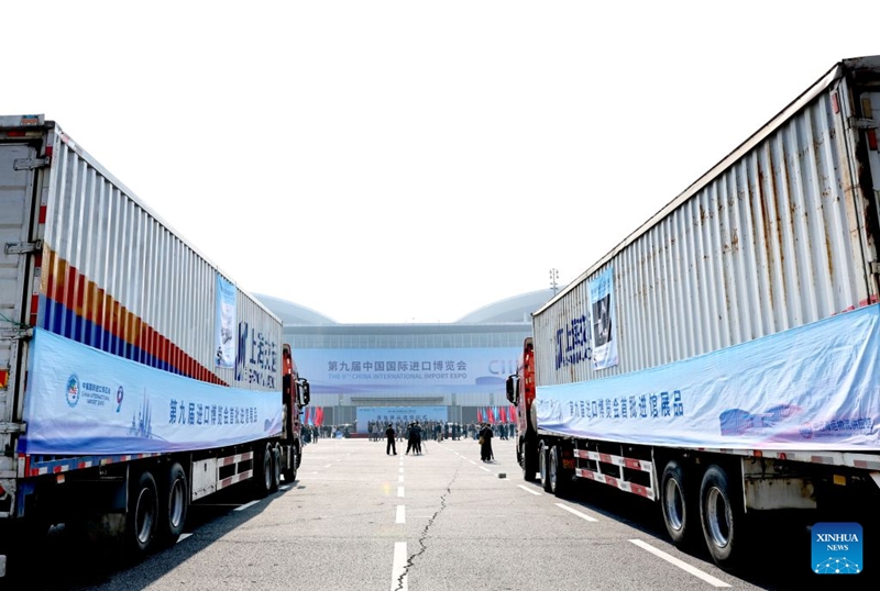 Kundi la kwanza la vitu vya kuoneshwa kwenye Maonesho ya 9 ya Uagizaji Bidhaa ya China (CIIE) lawasili Shanghai